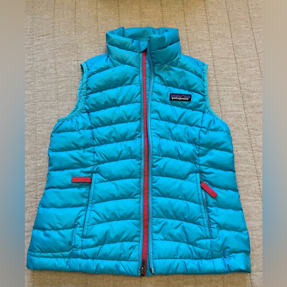 Patagonia Light Blue Girls' Vest Size XS (5-6)